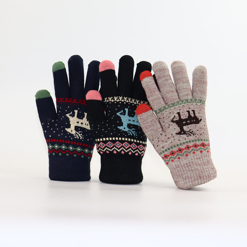 Autumn and Winter Thickened To - đánh giá và giá Wool Glove Lined